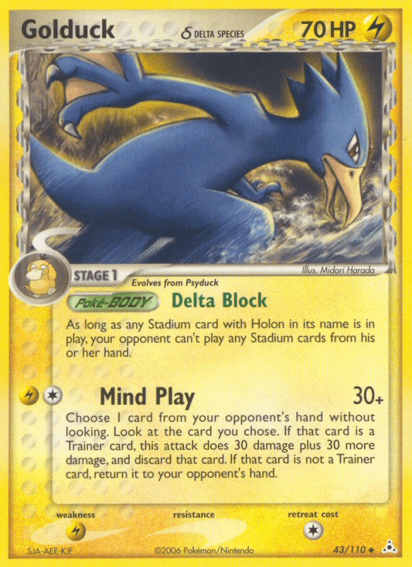 Golduck δ Holon Phantoms