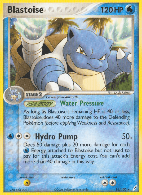 Blastoise Crystal Guardians