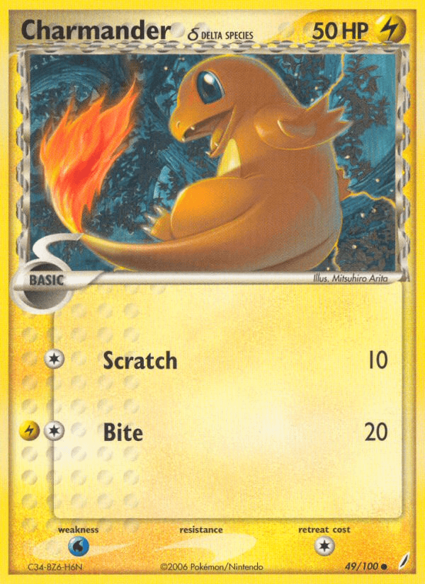 Charmander δ Crystal Guardians