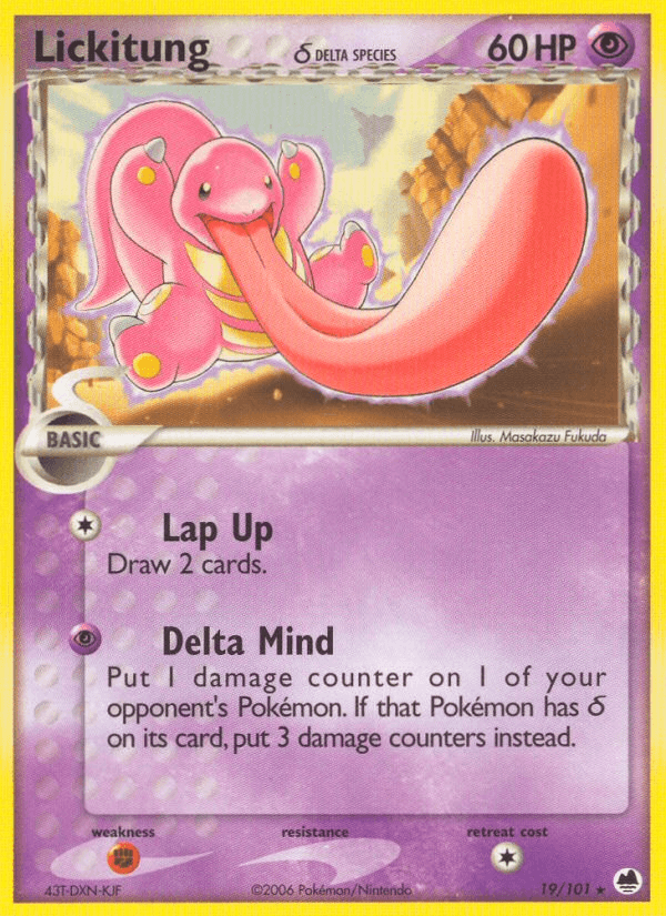 Lickitung δ Dragon Frontiers