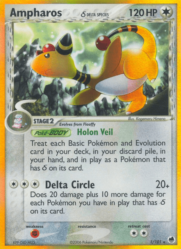 Ampharos δ Dragon Frontiers