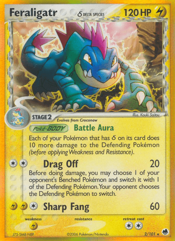 Feraligatr δ Dragon Frontiers