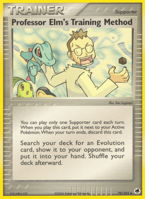 Professor Elm's Training Method Dragon Frontiers