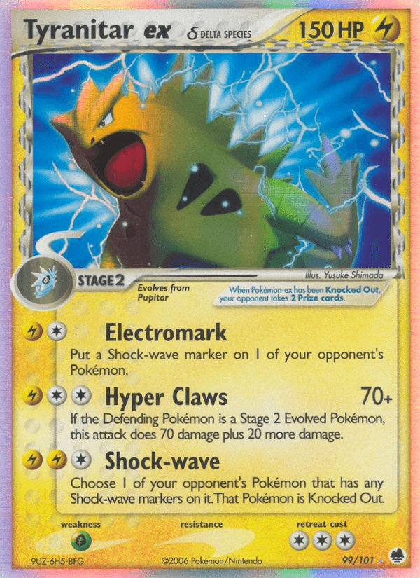 Tyranitar ex δ Dragon Frontiers