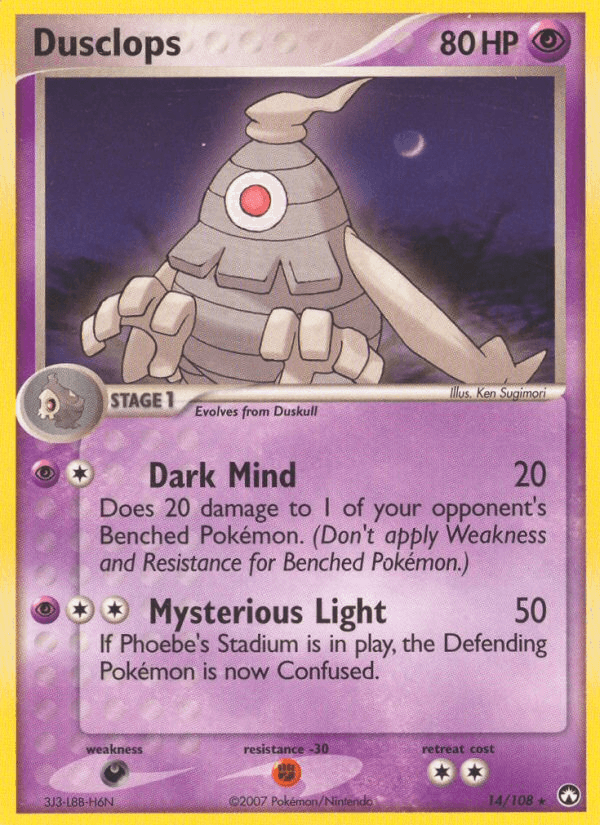 Dusclops Power Keepers