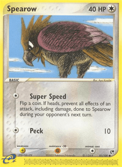 Spearow Sandstorm