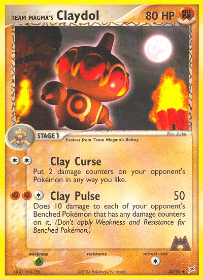 Team Magma's Claydol Team Magma vs Team Aqua