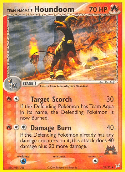Team Magma's Houndoom Team Magma vs Team Aqua