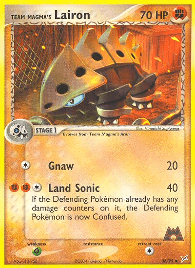 Team Magma's Lairon Team Magma vs Team Aqua