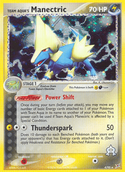 Team Aqua's Manectric Team Magma vs Team Aqua