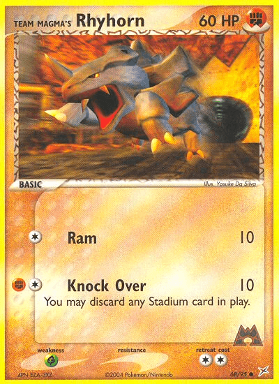 Team Magma's Rhyhorn Team Magma vs Team Aqua