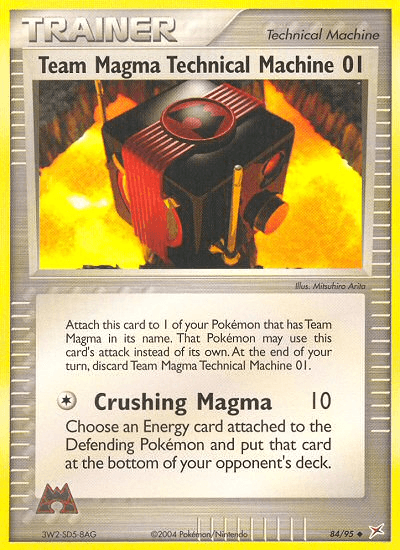 Team Magma Technical Machine 01 Team Magma vs Team Aqua