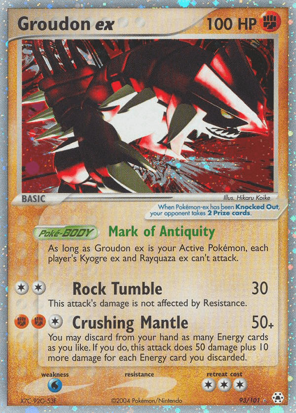 Groudon ex Hidden Legends