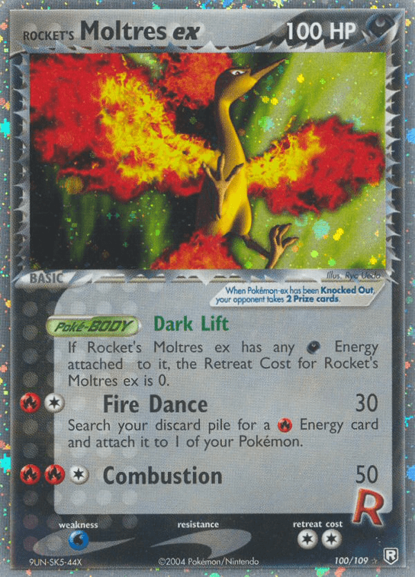 Rocket's Moltres ex Team Rocket Returns