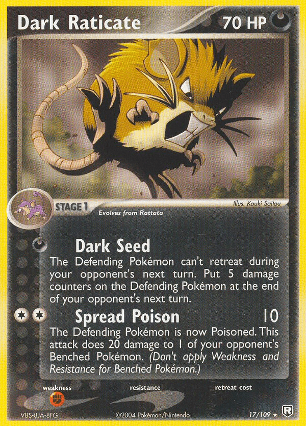Dark Raticate Team Rocket Returns