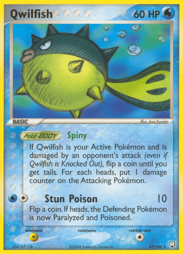 Qwilfish Team Rocket Returns