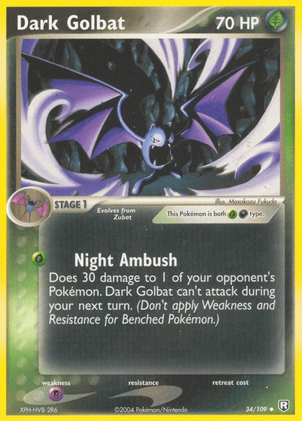 Dark Golbat Team Rocket Returns