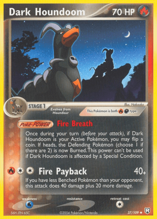 Dark Houndoom Team Rocket Returns