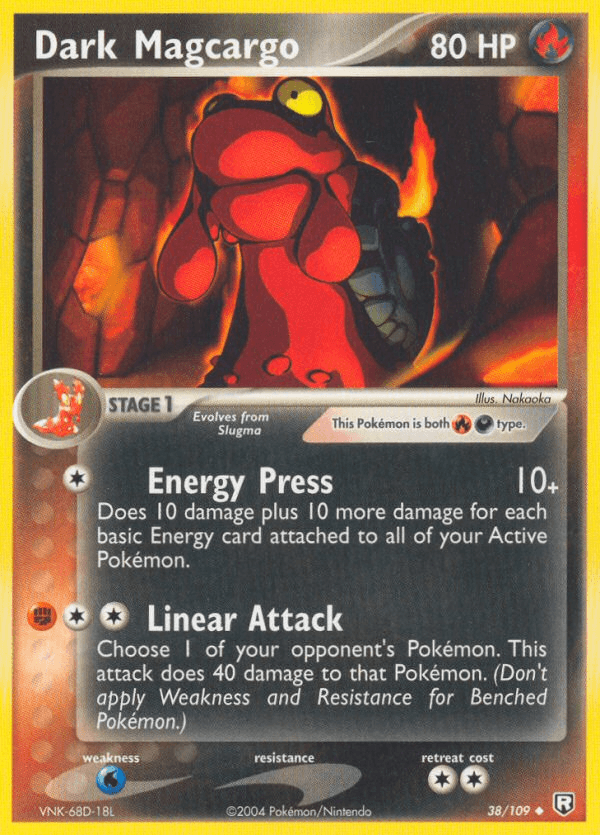 Dark Magcargo Team Rocket Returns