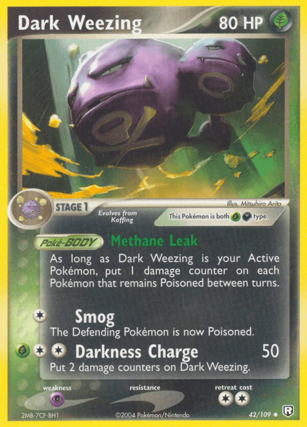 Dark Weezing Team Rocket Returns