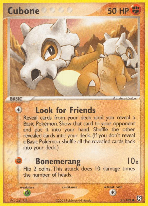 Cubone Team Rocket Returns