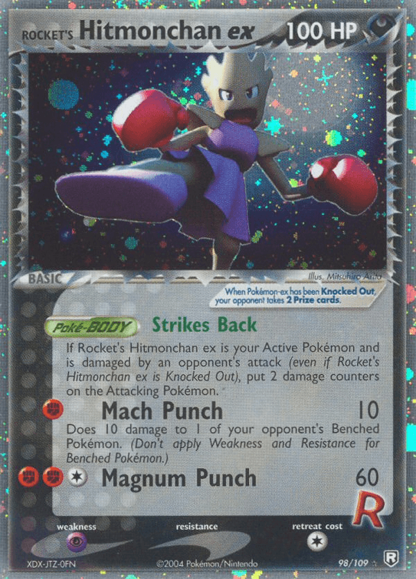 Rocket's Hitmonchan ex Team Rocket Returns