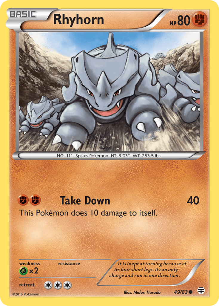 Rhyhorn Generations