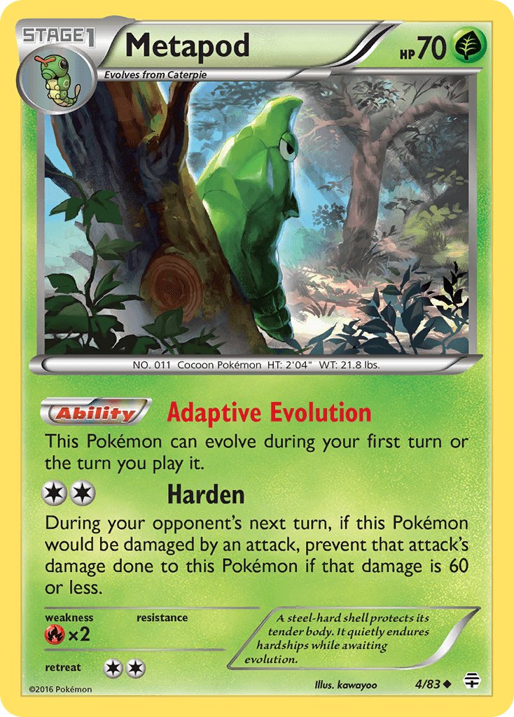 Metapod Generations