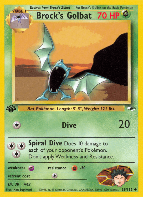 Brock's Golbat Gym Heroes