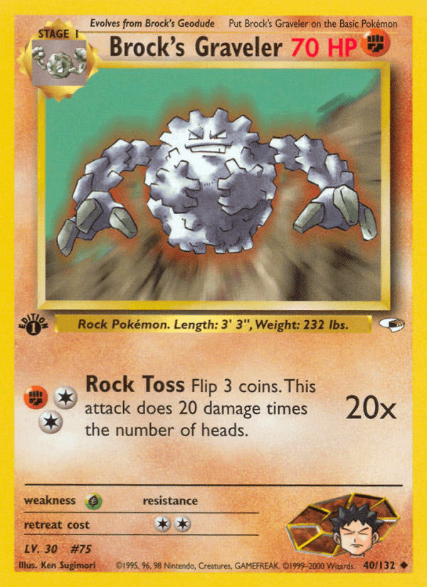 Brock's Graveler Gym Heroes