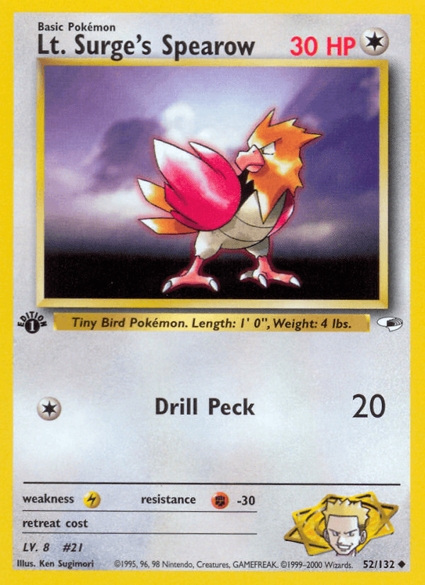 Lt. Surge's Spearow Gym Heroes