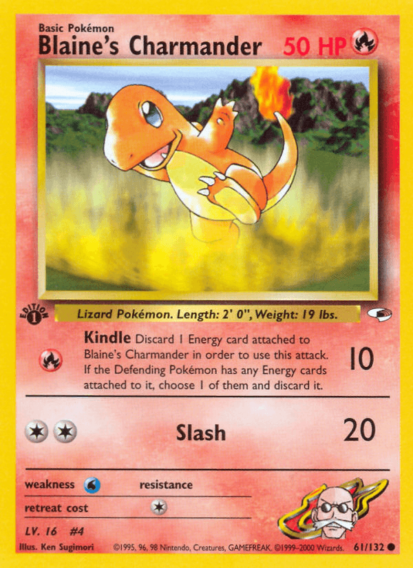 Blaine's Charmander Gym Heroes