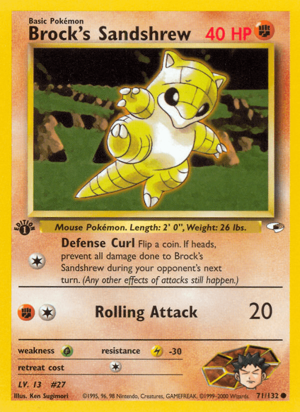 Brock's Sandshrew Gym Heroes