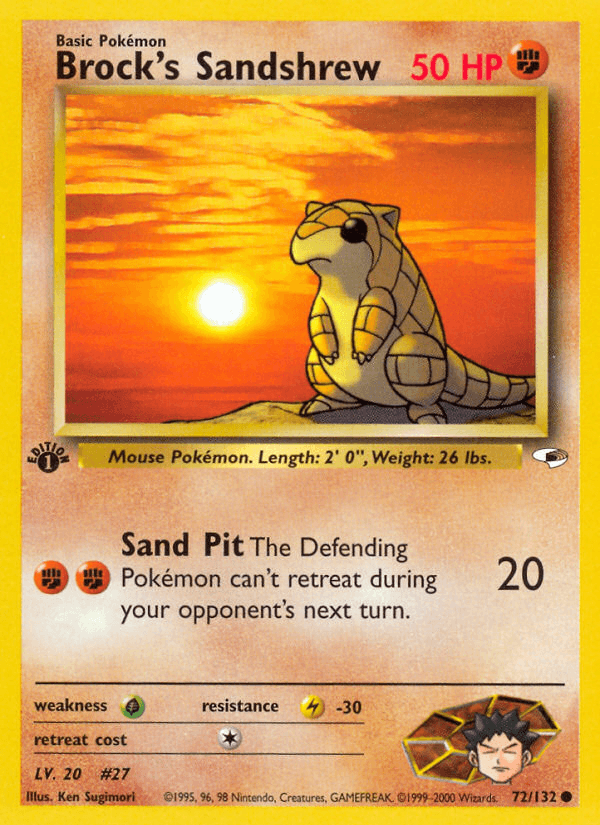 Brock's Sandshrew Gym Heroes