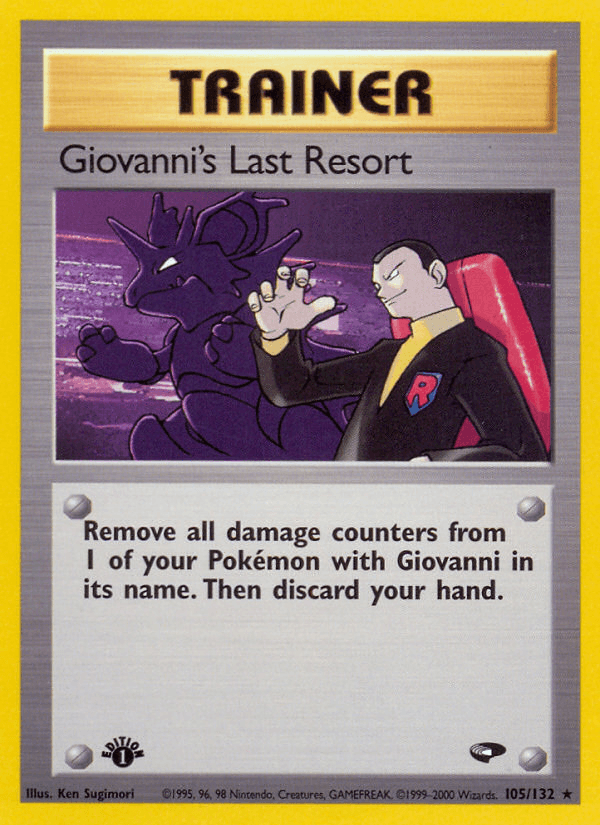 Giovanni's Last Resort Gym Challenge
