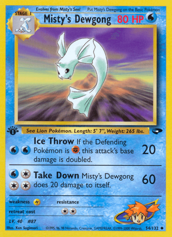 Misty's Dewgong Gym Challenge