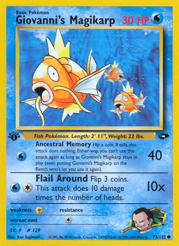 Giovanni's Magikarp Gym Challenge