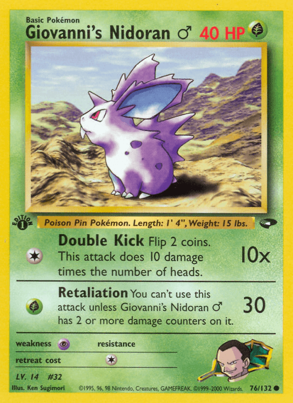 Giovanni's Nidoran ♂ Gym Challenge