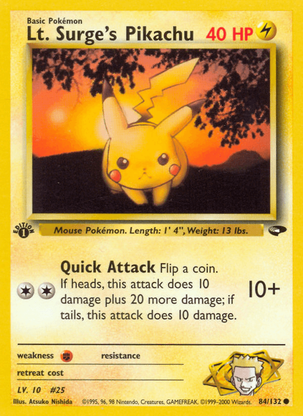 Lt. Surge's Pikachu Gym Challenge