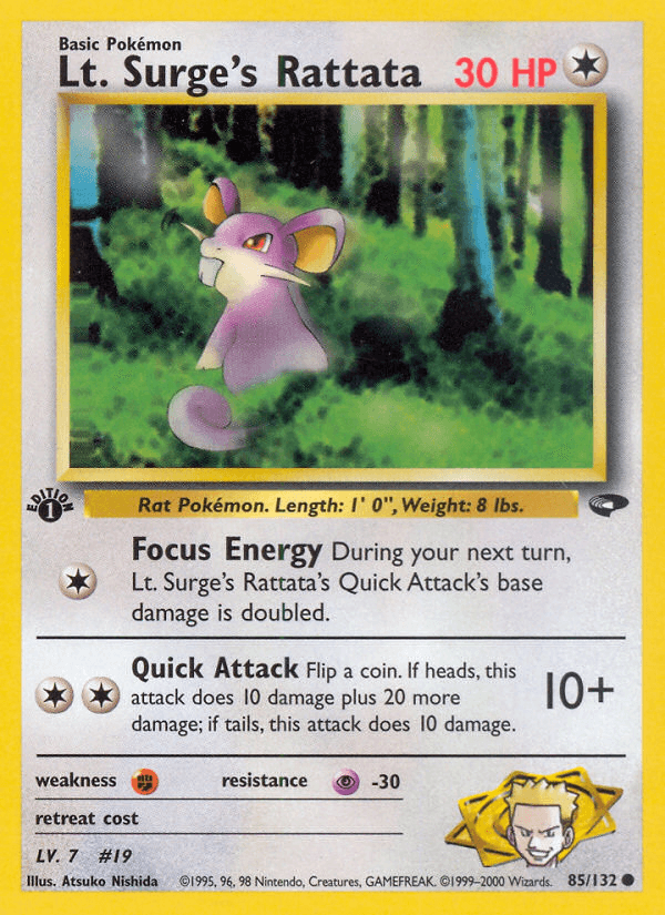 Lt. Surge's Rattata Gym Challenge