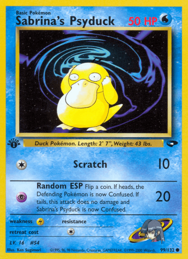 Sabrina's Psyduck Gym Challenge
