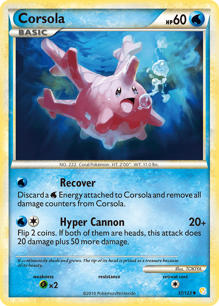 Corsola HeartGold & SoulSilver
