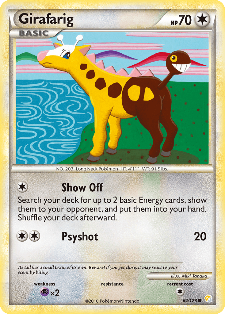 Girafarig HeartGold & SoulSilver
