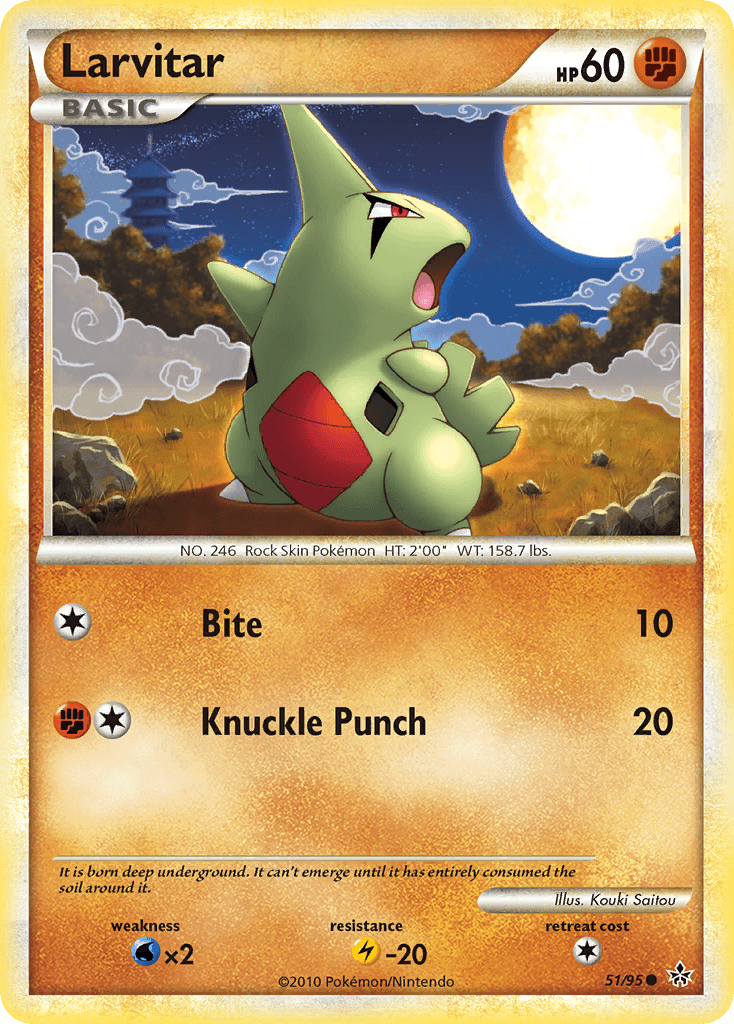 Larvitar HS—Unleashed