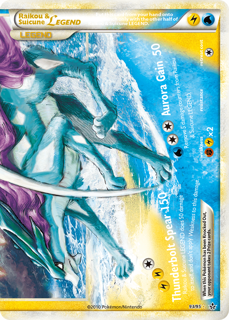 Raikou & Suicune LEGEND HS—Unleashed