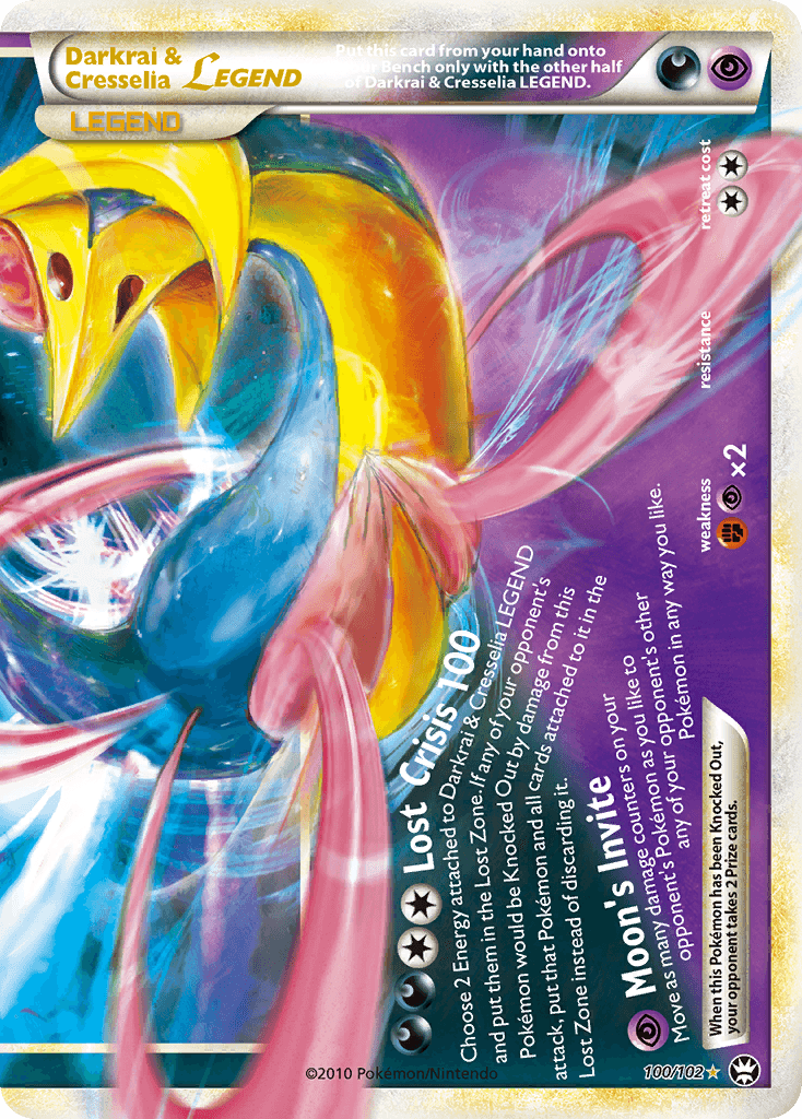 Darkrai & Cresselia LEGEND HS—Triumphant