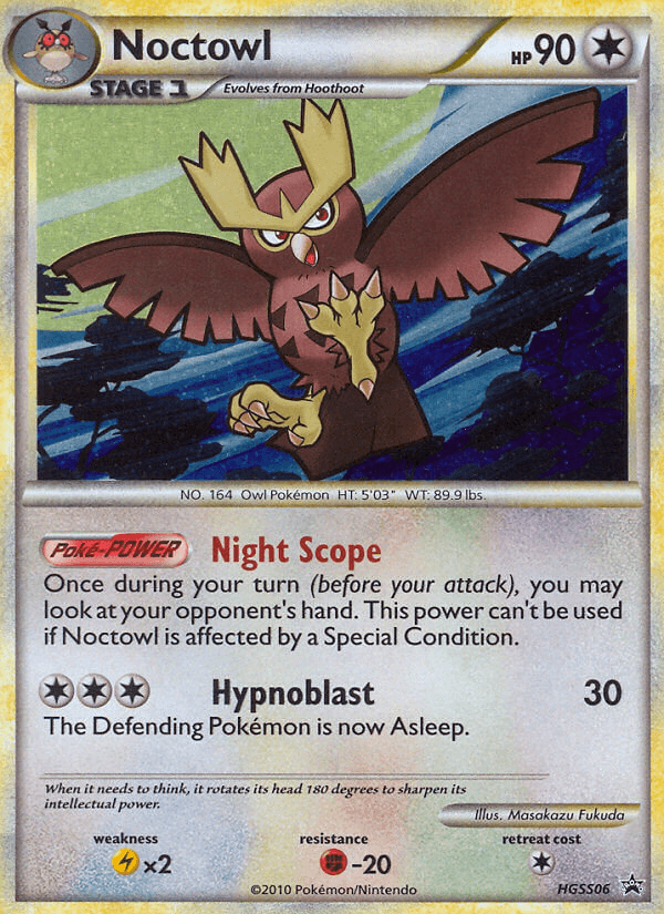 Noctowl HGSS Black Star Promos