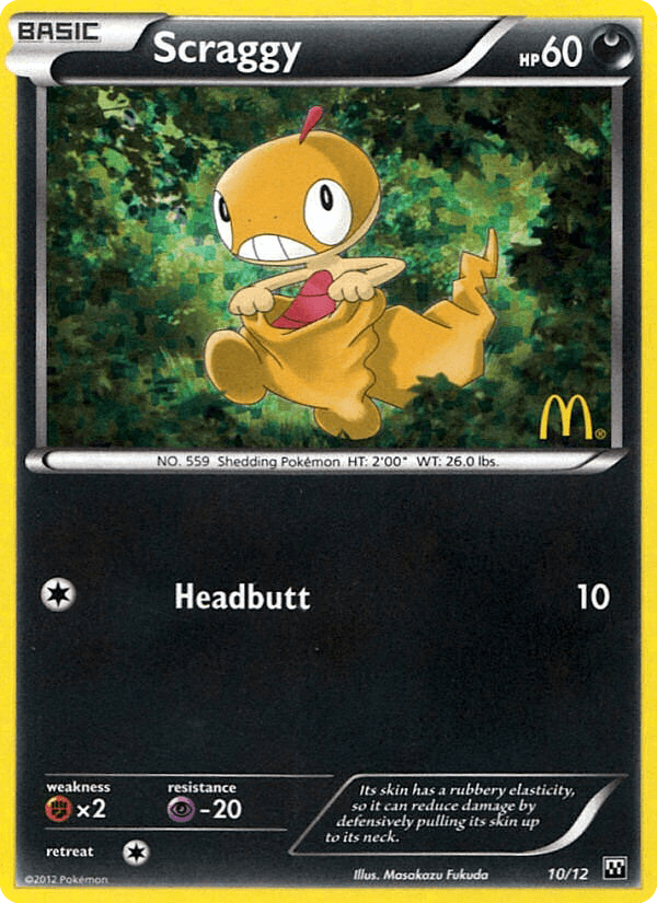 Scraggy McDonald's Collection 2012