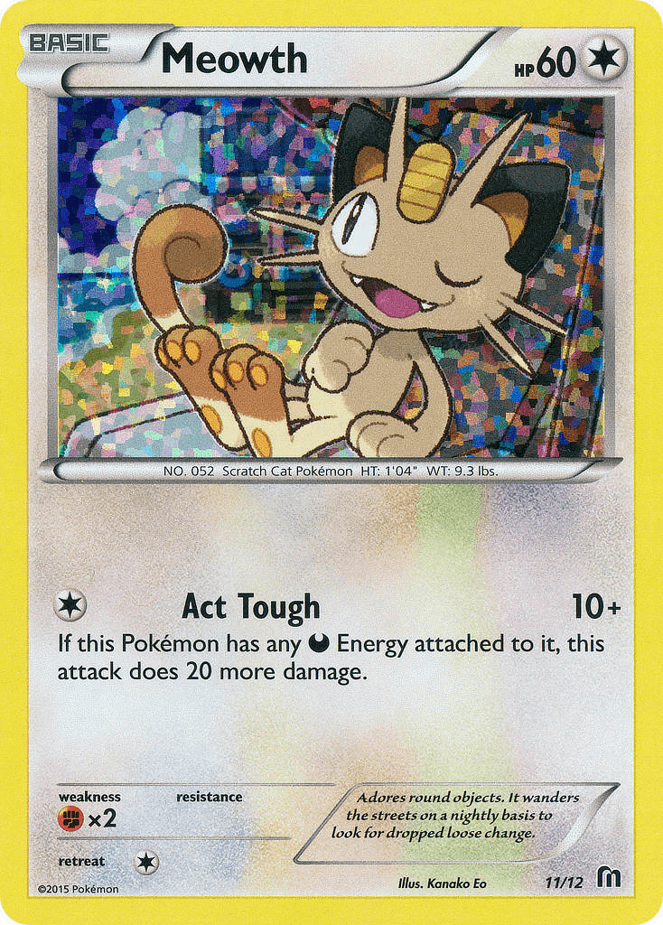 Meowth McDonald's Collection 2016