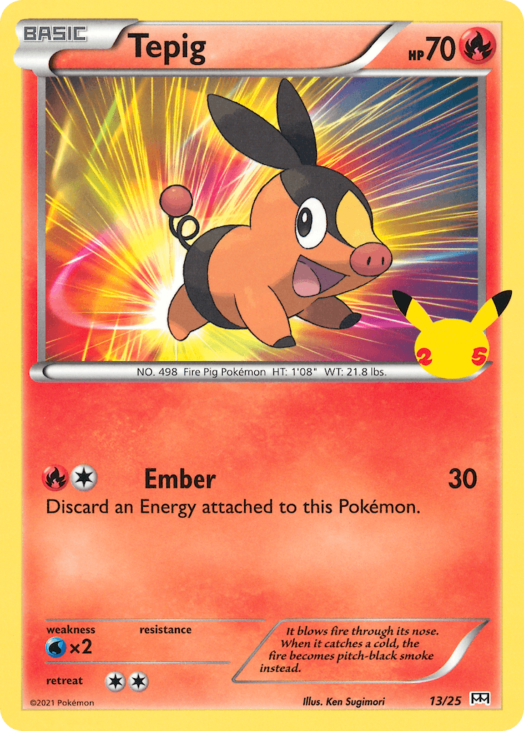 Tepig McDonald's Collection 2021